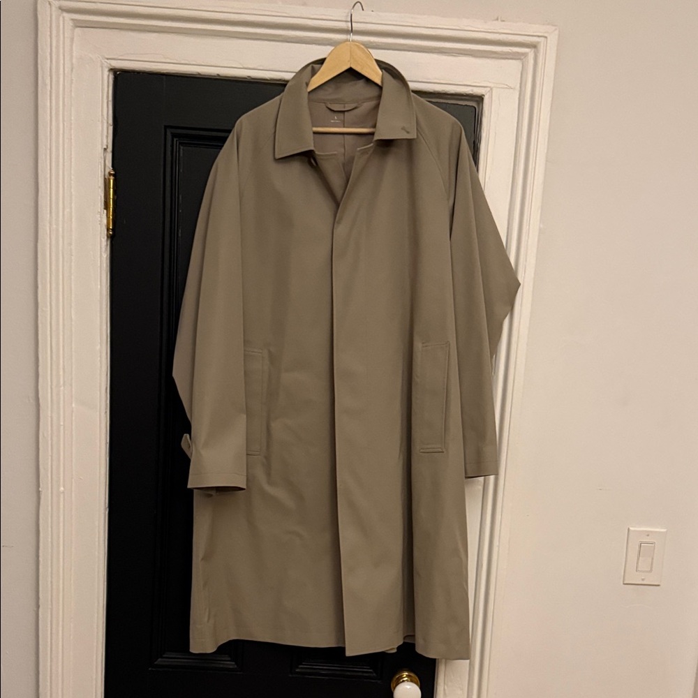 Muji Beige Trench Coat - Picture 2 of 5